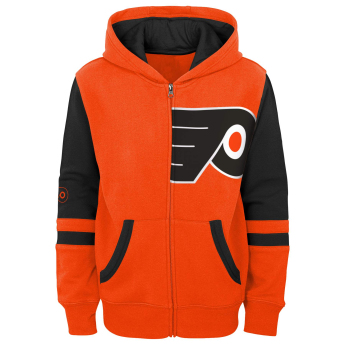 Philadelphia Flyers dziecięca bluza z kapturem faceoff colorblocked fleece full-zip