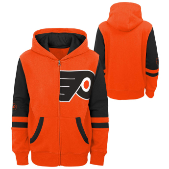 Philadelphia Flyers dziecięca bluza z kapturem faceoff colorblocked fleece full-zip