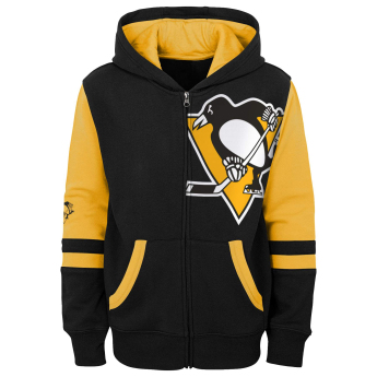 Pittsburgh Penguins dziecięca bluza z kapturem faceoff colorblocked fleece full-zip