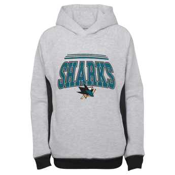 San Jose Sharks dziecięca bluza z kapturem power play raglan pullover