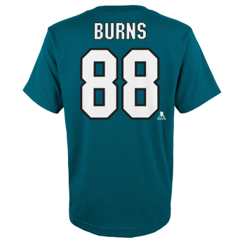 San Jose Sharks koszulka dziecięca Burns 88 Player Name & Number
