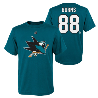 San Jose Sharks koszulka dziecięca Burns 88 Player Name & Number