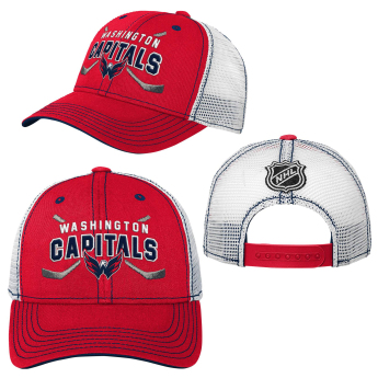 Washington Capitals dziecięca czapka baseballowa core lockup trucker snapback