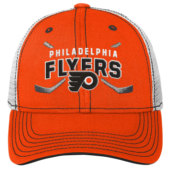 Philadelphia Flyers dziecięca czapka baseballowa core lockup trucker snapback