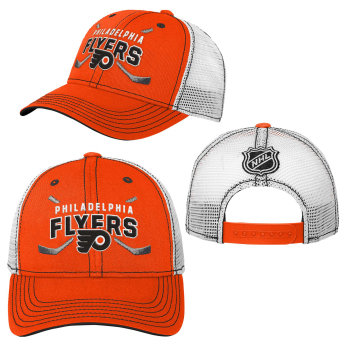 Philadelphia Flyers dziecięca czapka baseballowa core lockup trucker snapback