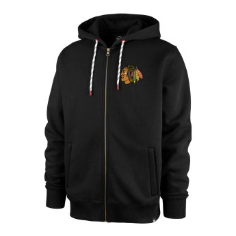 Chicago Blackhawks męska bluza z kapturem back check 47 morris full zip hood