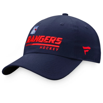 New York Rangers czapka baseballówka Authentic Pro Locker Room Unstructured Adjustable Cap