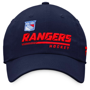 New York Rangers czapka baseballówka Authentic Pro Locker Room Unstructured Adjustable Cap