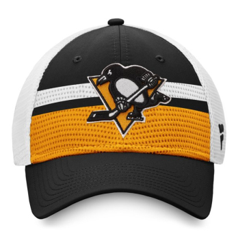 Pittsburgh Penguins czapka baseballówka authentic pro draft structured trucker cap