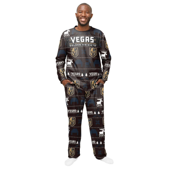 Vegas Golden Knights piżama męska Ugly Holiday Pajamas NHL