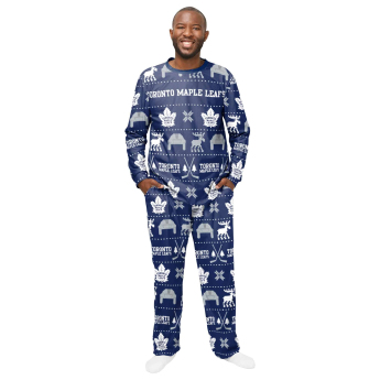 Toronto Maple Leafs piżama męska ugly holiday pajamas nhl