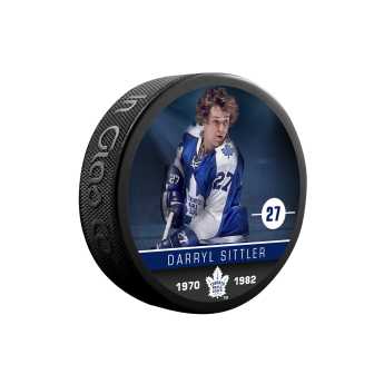 Toronto Maple Leafs krążek souvenir collector hockey puck Darry Sittler #27