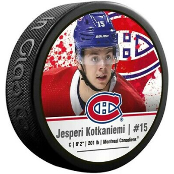 Montreal Canadiens krążek souvenir hockey puck Jesperi Kotkaniemi #15