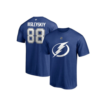 Tampa Bay Lightning koszulka męska Andrei Vasilevskiy #88 Authentic Stack Name & Number