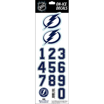 Tampa Bay Lightning naklejki na kask decals royal