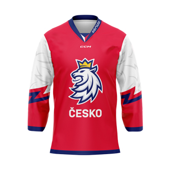 Reprezentacje hokejowe hokejowa koszulka meczowa Czech Republic hockey red
