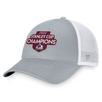 Colorado Avalanche czapka baseballówka 2022 Stanley Cup Champions Locker Room Trucker Adjustable