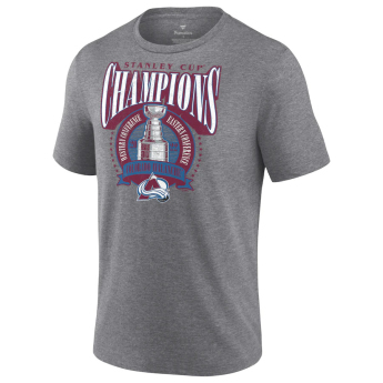 Colorado Avalanche koszulka męska 2022 Stanley Cup Champions Banner Tri-Blend