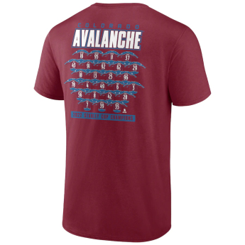Colorado Avalanche koszulka męska 2022 Stanley Cup Champions Jersey Roster