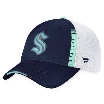 Seattle Kraken czapka baseballówka 2022 NHL Draft Authentic Pro On Stage Trucker Adjustable