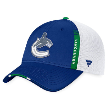 Vancouver Canucks czapka baseballówka 2022 NHL Draft Authentic Pro On Stage Trucker Adjustable