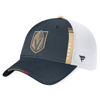 Vegas Golden Knights czapka baseballówka 2022 NHL Draft Authentic Pro On Stage Trucker Adjustable