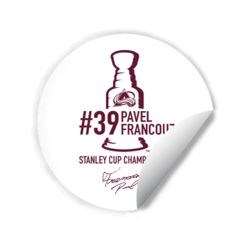 Colorado Avalanche naklejka Pavel Francouz #39 Stanley Cup Champion 2022