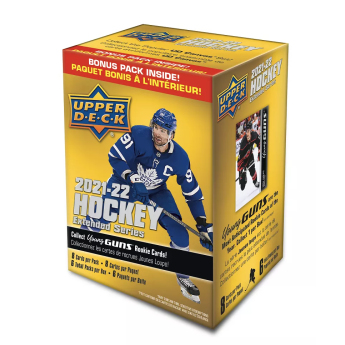 NHL pudełka karty hokejowe NHL 2021-22 Upper Deck Extended Series Hockey Blaster Box