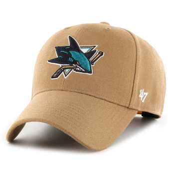 San Jose Sharks czapka baseballówka ’47 MVP Snapback camel beige