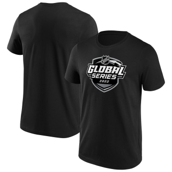 NHL produkty koszulka męska Global Series 2022 Primary Logo Graphic black