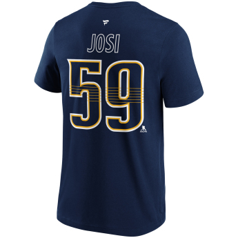 Nashville Predators koszulka męska Roman Josi #59 Name & Number Graphic navy
