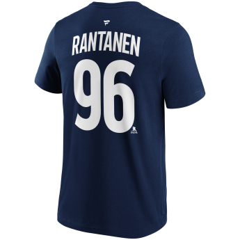 Colorado Avalanche koszulka męska Mikko Rantanen #96 Name & Number Graphic navy