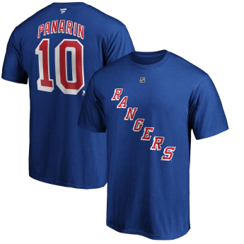 New York Rangers koszulka męska Artemi Panarin Name & Number T-Shirt - Royal