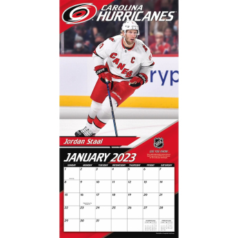 Carolina Hurricanes kalendarz 2023 Wall Calendar