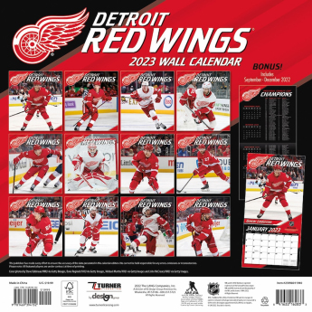 Detroit Red Wings kalendarz 2023 Wall