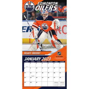 Edmonton Oilers kalendarz 2023 Wall Calendar