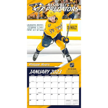 Nashville Predators kalendarz 2023 Wall