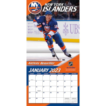 New York Islanders kalendarz 2023 Wall Calendar