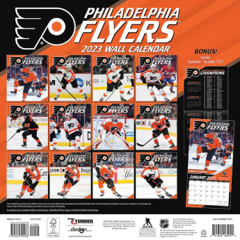 Philadelphia Flyers kalendarz 2023 Wall Calendar