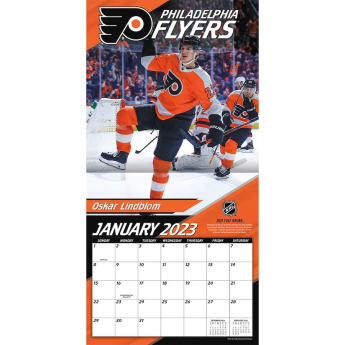 Philadelphia Flyers kalendarz 2023 Wall Calendar