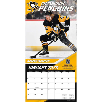 Pittsburgh Penguins kalendarz 2023 Wall Calendar