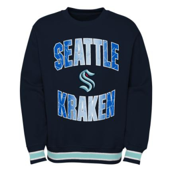 Seattle Kraken Bluza dziecięca Classic Blueliner Crew Neck