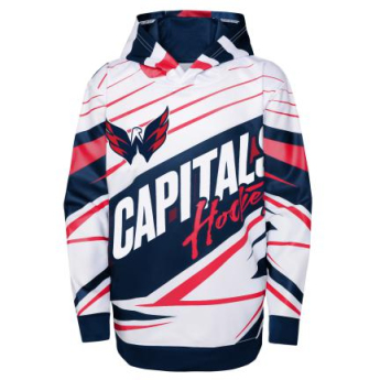 Washington Capitals dziecięca bluza z kapturem Adept Quarterback Sublimated