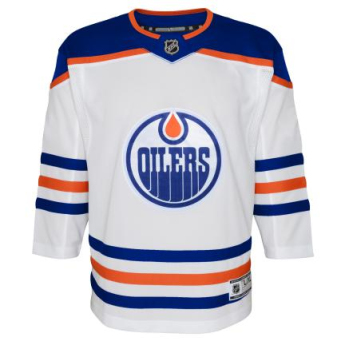 Edmonton Oilers dziecięca koszulka meczowa Premier White Away