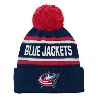 Columbus Blue Jackets czapka zimowa dziecięca Wordmark Cuffed Pom