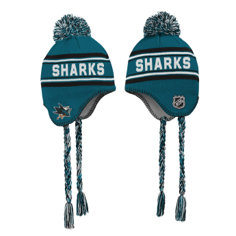San Jose Sharks czapka zimowa dziecięca Jacquard Tassel
