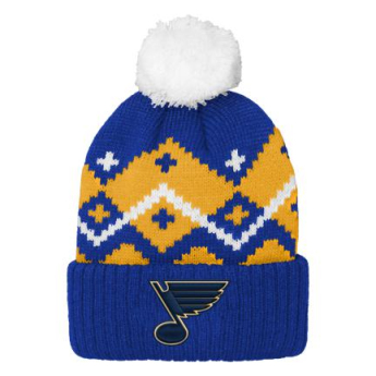 St. Louis Blues czapka zimowa dziecięca Patchwork Cuffed Knit