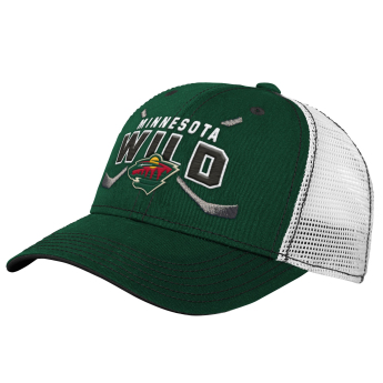 Minnesota Wild dziecięca czapka baseballowa Core Lockup Trucker Snapback