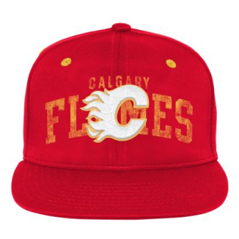 Calgary Flames dziecięca czapka flat Life Style Printed Snapback