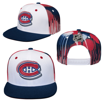 Montreal Canadiens dziecięca czapka flat Paint Splatter Fashion Snapback